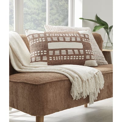 Signature Design by Ashley Ackford White/Rust Pillow