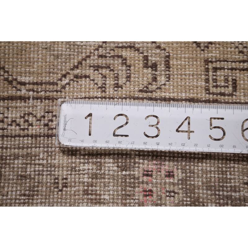 Over-Dyed Distressed Tabriz Persian Antique Wool Carpet - 9'11" x 12'11"