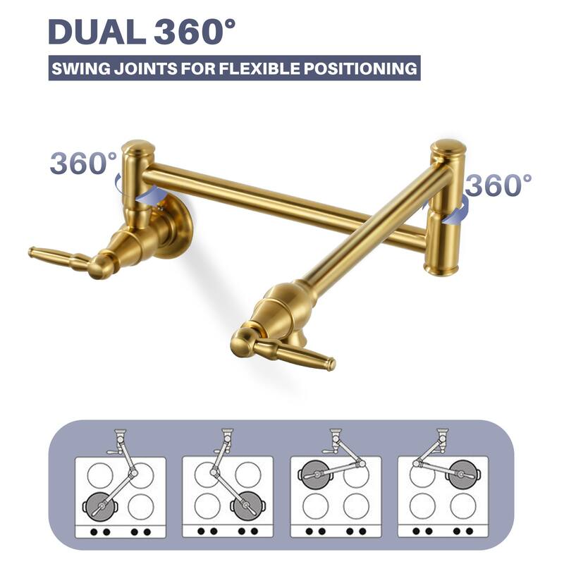 WOWOW Modern Retro Folding Filled Faucet