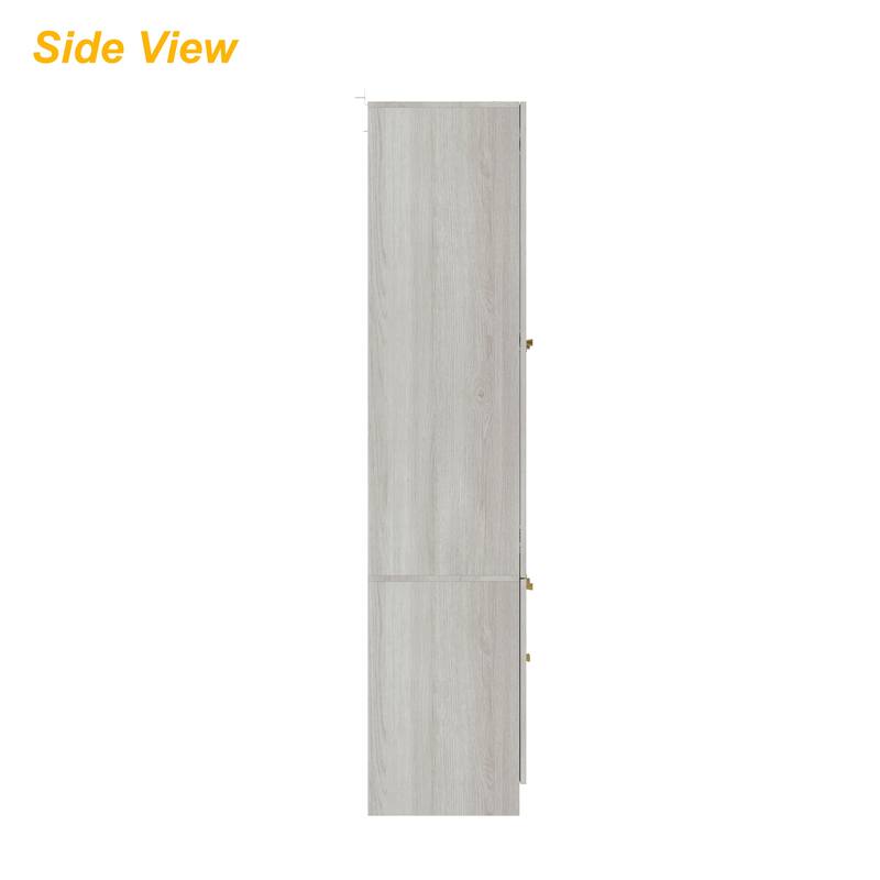 Elegant White Modular Bookcase: Stylish and Flexible Storage Solution for Your Home