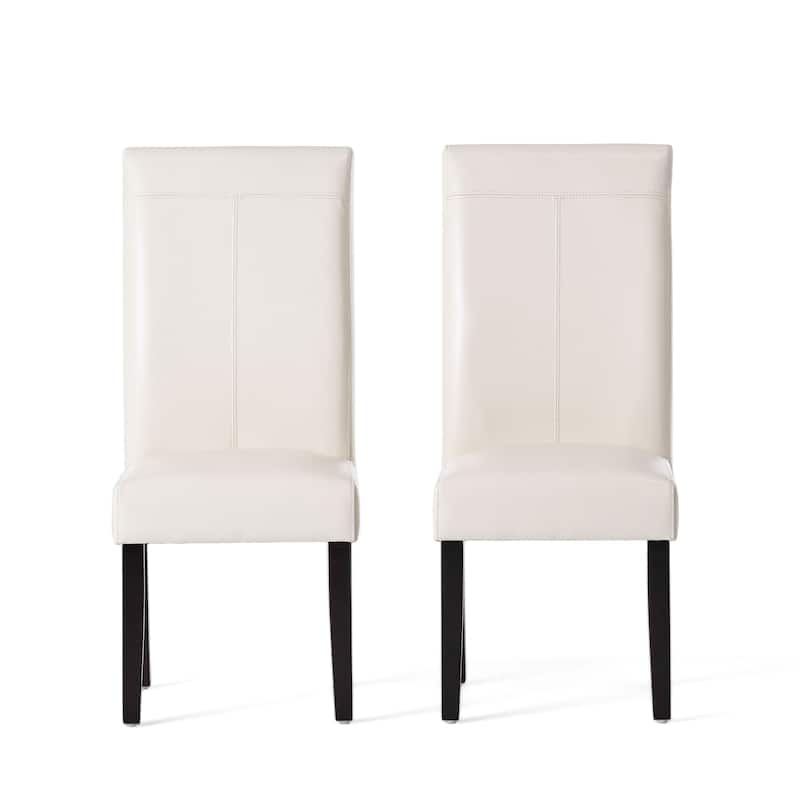 Lissa Ivory Dining Chair (Set of 2) by Christopher Knight Home