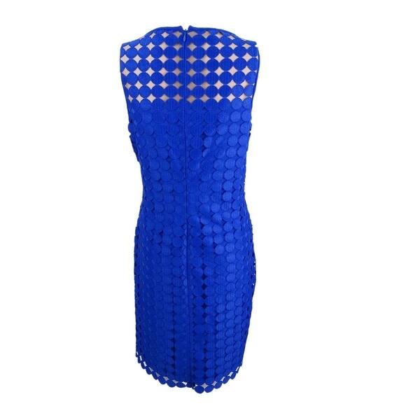 Lauren By Ralph Lauren Women S Petite Geometric Square Lace Dress La Mer Blue Overstock 22359072 | skip to page navigation. overstock com