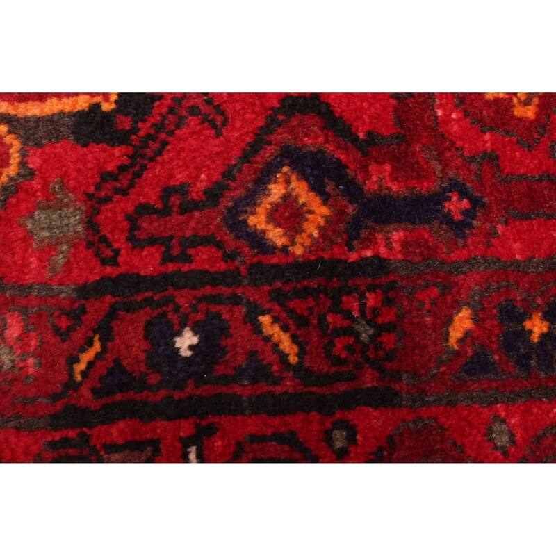 ECARPETGALLERY Hand-knotted Anadol Red Wool Rug - 4'1 x 6'7