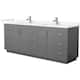Option Dark Gray / Giotto Quartz Top / Brushed Nickel