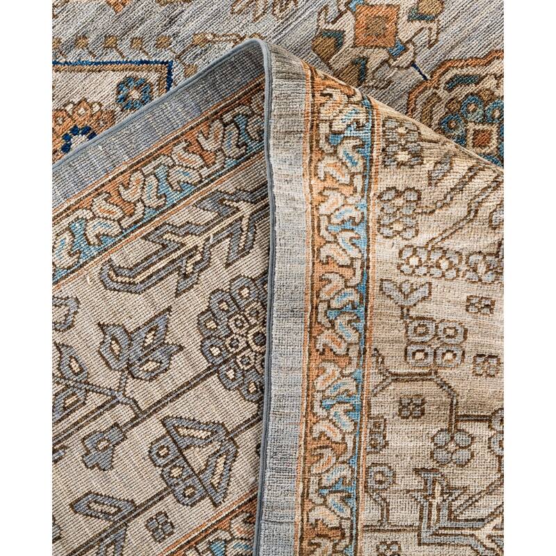 Serapi One-of-a-Kind Hand-Knotted Area Rug - Gray - 9' 11" x 13' 9"
