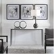 preview thumbnail 2 of 5, Uttermost 25173 Nightfall 16" Wide Iron, Marble, MDF Framed Console
