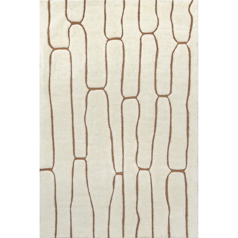 Nazco Abstract New Zealand Wool Area Rug