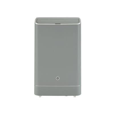 Refurbished GE 10,500 BTU Portable Air Conditioner with Dehumidifier and Remote, Grey