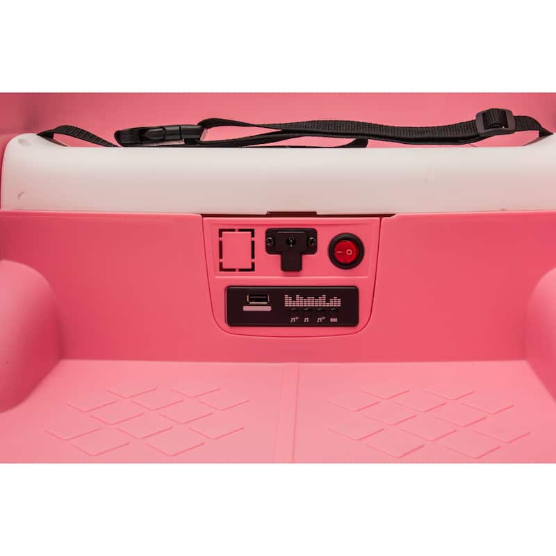 12V Ride On Bumper Car W/Remote Control, LED Lights, Vehicle Body With Anti-Collision Padding Five-Point Safety Belt
