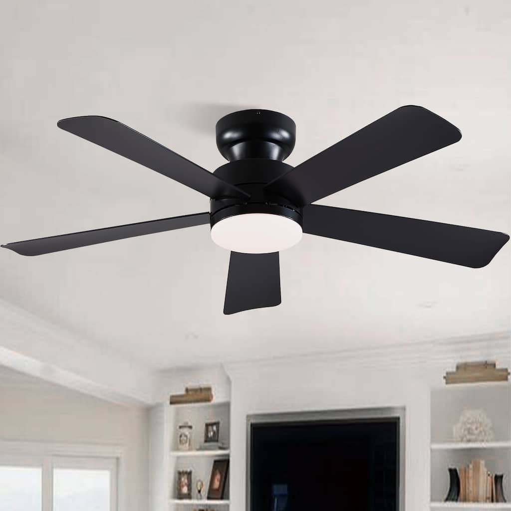 41 and 46 Inches Ceiling Fan with Light RGB Light OPtional for Living Room Bedroom Bathroom
