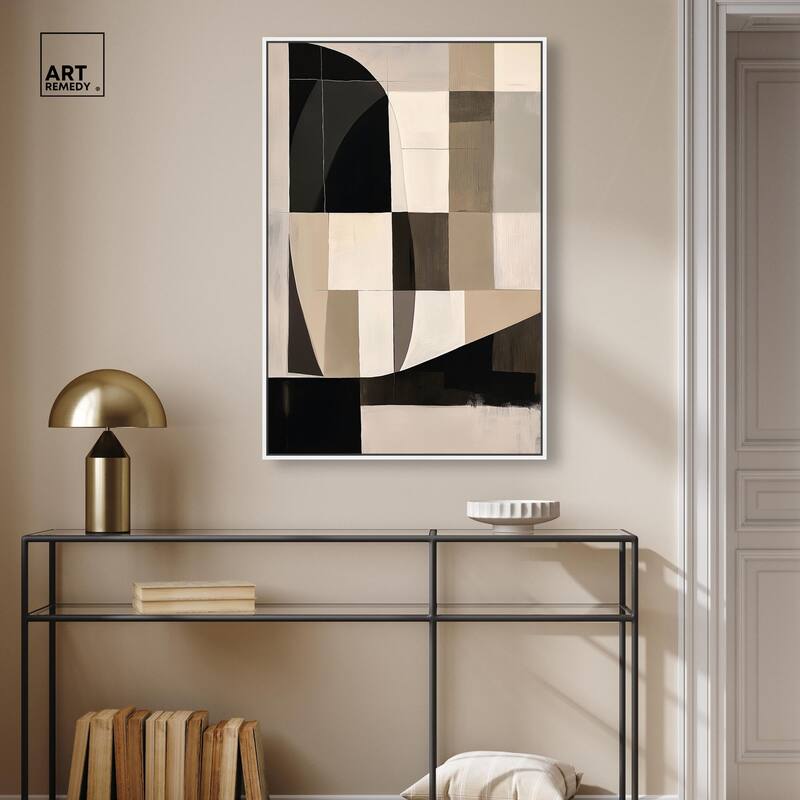 Modern Shapes II Canvas by Art Remedy