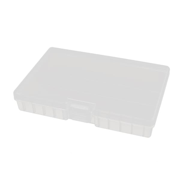 175mmx112mmx32mm Transparent Plastic Battery Case Organizer for AAA Batteries
