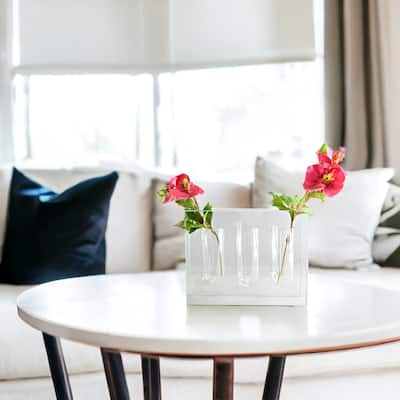 Clear Triple Bud Vase