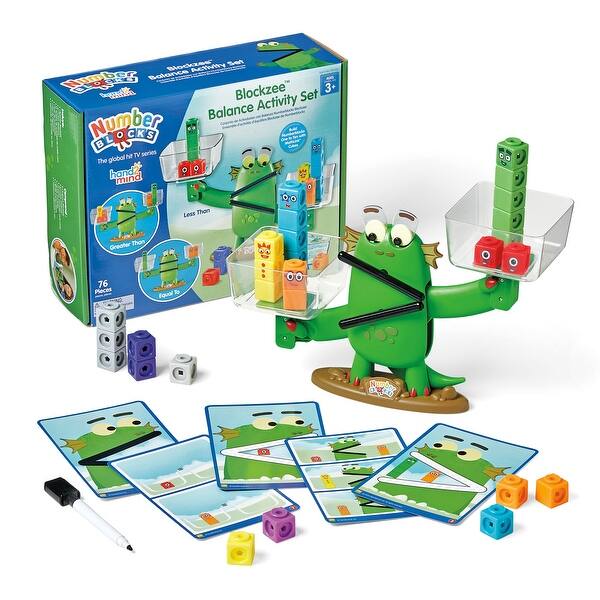 slide 2 of 9, Hand2Mind Numberblocks Blockzilla Balance Activity Set - Multi Multi - Kids