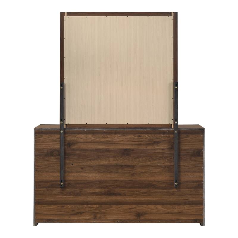 Furniture of America Merro Modern 5-Piece Solid Wood Bedroom Set