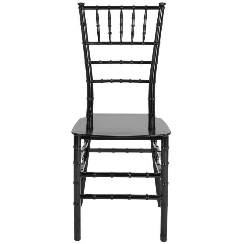 Resin Stackable Chiavari Chair - 15"W x 18.75"D x 35"H - 15"W x 18.75"D x 35"H