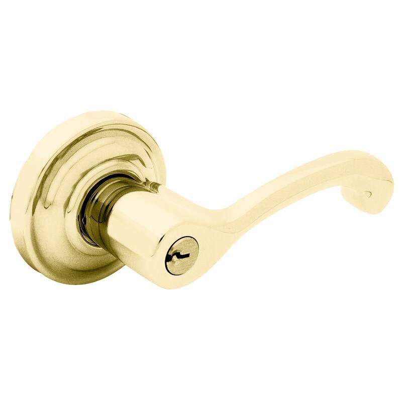 Baldwin Classic Style Single Cylinder Keyed Entry Door Knob Set with