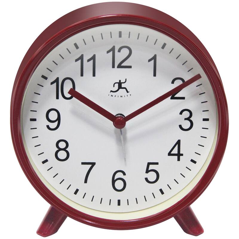 Tabletop Alarm Clock - 5.75 in. - Red