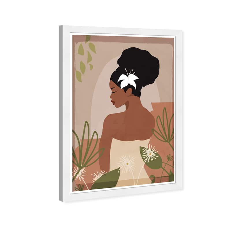 Wynwood Studio Prints Floral and Botanical In Terracotta Dreams Brown and Modern & Contemporary Wall Art Canvas Print