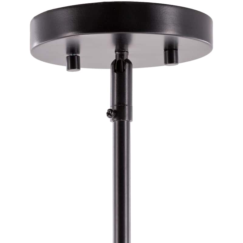 Autumn Modern Orange Single Light Pendant - 10.5"H x 5.25"W x 5.25"D