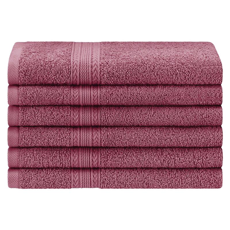 Superior Eco Friendly Cotton Soft and Absorbent Hand Towel - (Set of 6)