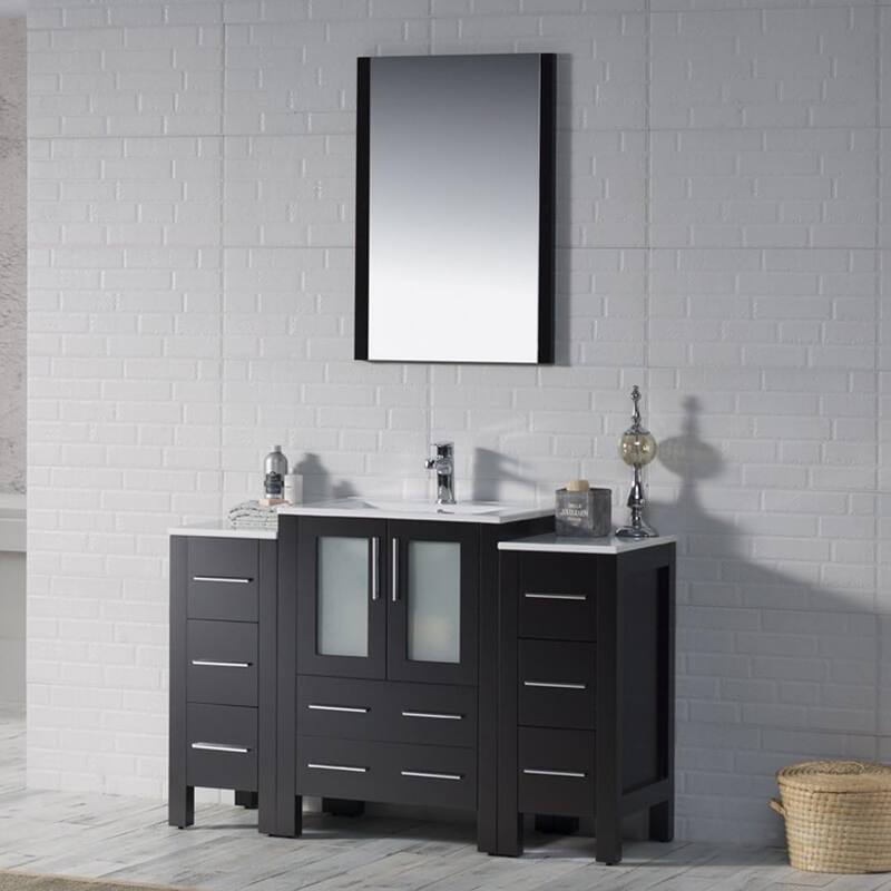 Blossom Sydney 48 Inch Solid Wood Bathroom Vanity with Sink & Cabinets