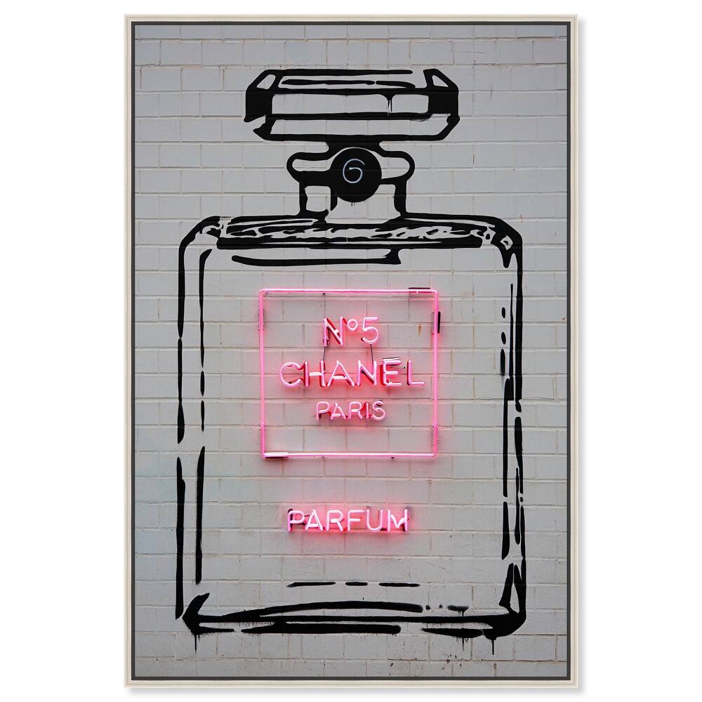 Parisian Perfume Canvas by Art Remedy