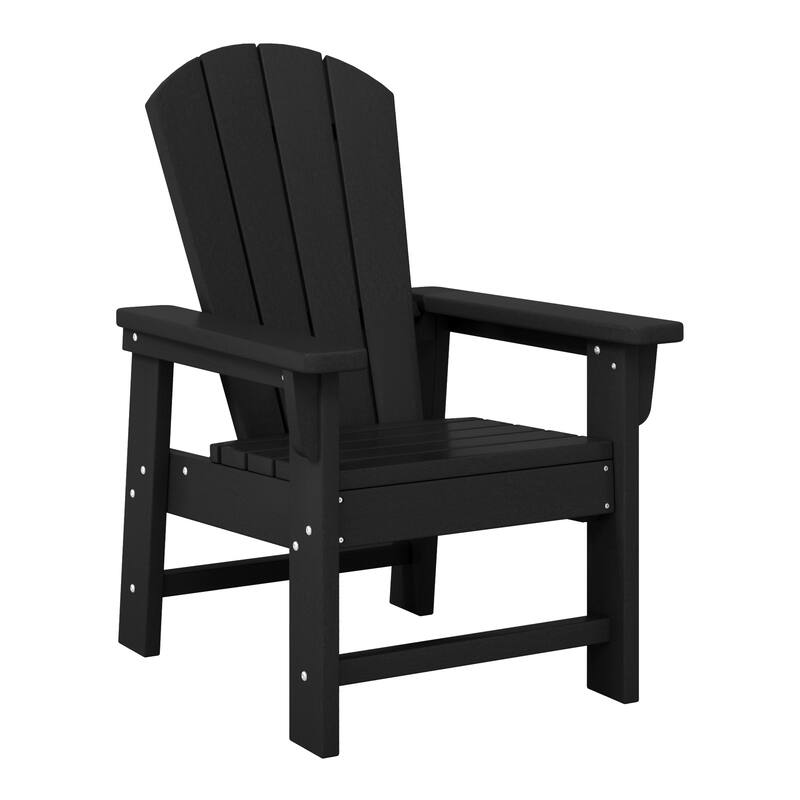 Laguna Kids Outdoor Poly Adirondack Chair With Side Table 2-Piece Set