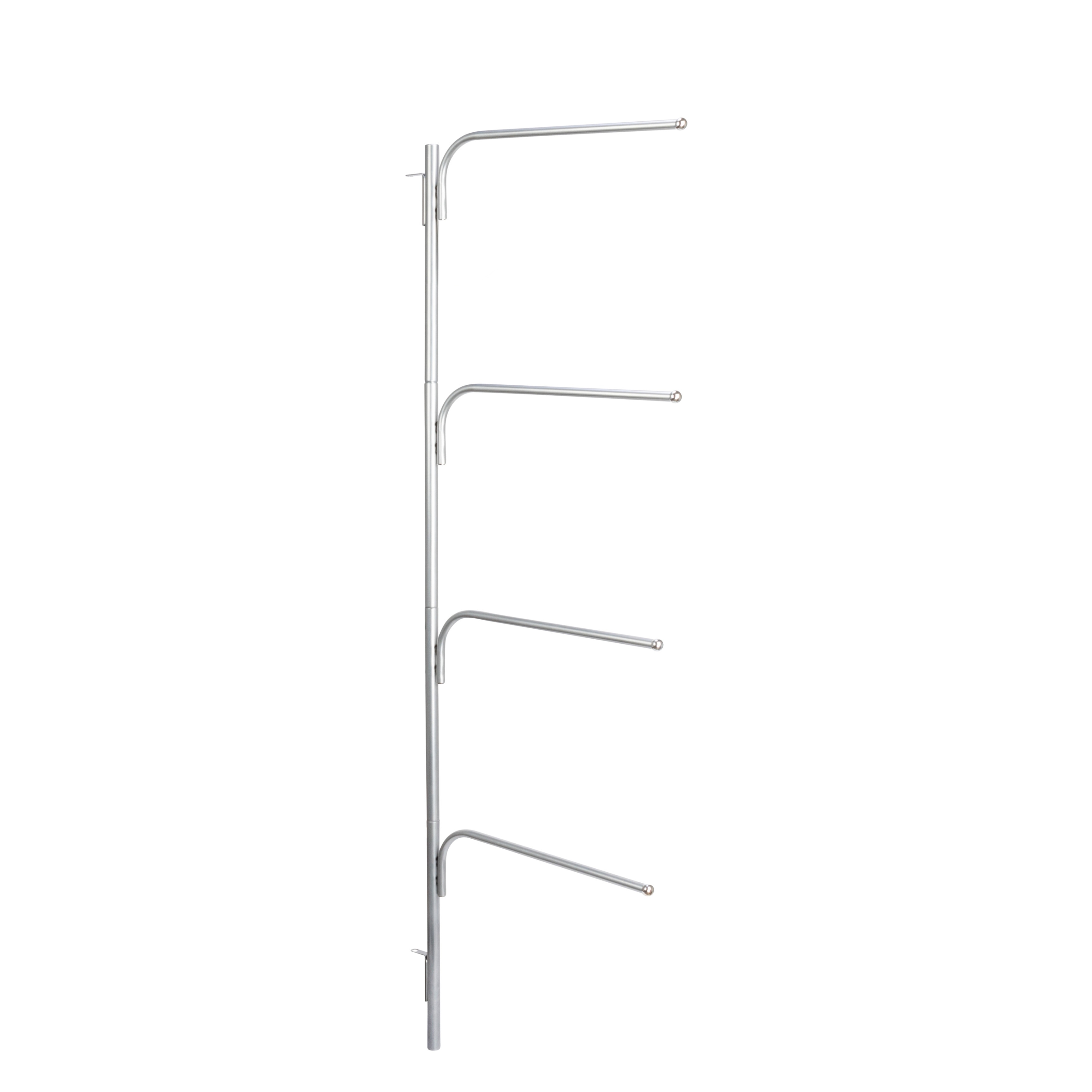 Household Essentials Hinge It Clutterbuster 4 Bar Hanging Valet