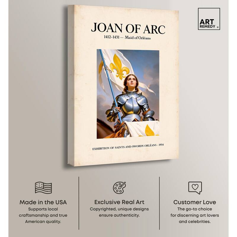 Maid of Orleans Canvas by Art Remedy, Gallery Wrapped