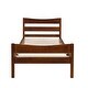 preview thumbnail 13 of 25, Classic Design Easy to Clean Twin Size Wood Platform Bed with Headboard and Wooden Slat Support