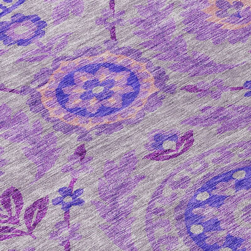 Machine Washable Indoor/ Outdoor Chantille Boho Suzani Rug