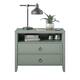 The Novogratz Her Majesty 2 Drawer Nightstand