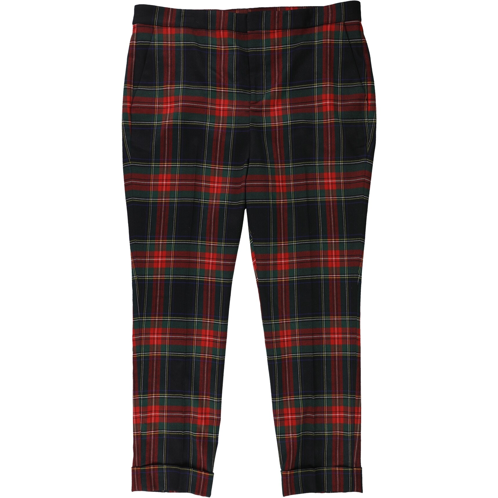 ralph lauren plaid pants womens