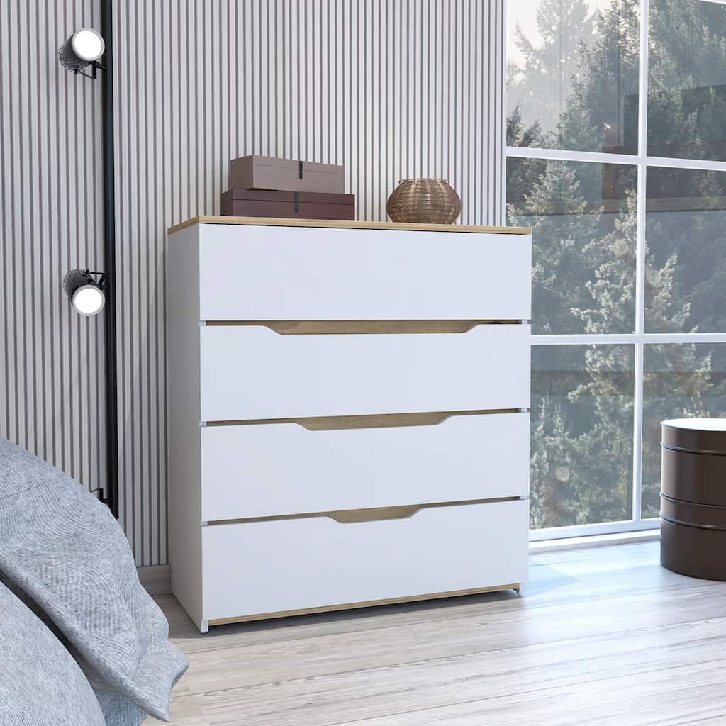 FM Furniture California Style Dresser, With Four Spacious Drawers