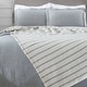 preview thumbnail 24 of 28, Superior Valencia Reversible Cotton Matelasse Bedspread and Sham Set Blue - California King