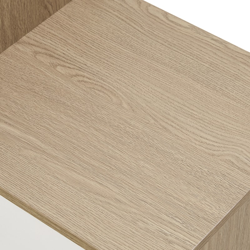 43.25" Shoe Storage Cabinet Bench with 6 Adjustable Shelves