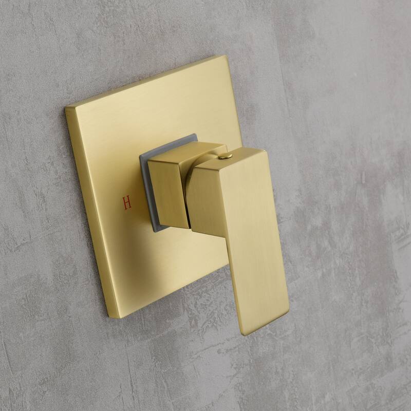 Wall Mount Complete Shower System With Rough-in Valve