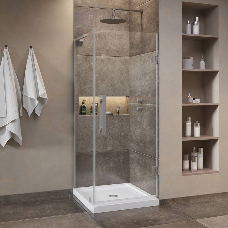 Ove Decors 15SKS-PANA32 Panama 74-3/4" High x 32" Wide x 32" Deep - Satin Nickel