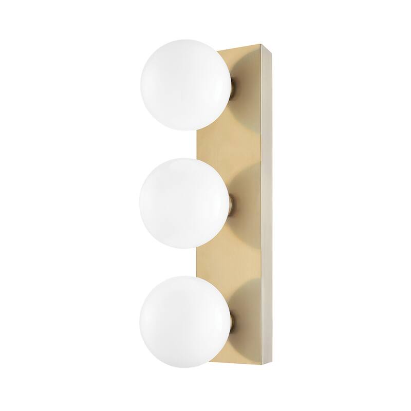Porch & Den Briles Opal Glossy Glass Bath Bracket
