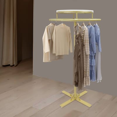 Floor-standing Garment Hanging Rack Round Clothing Rack