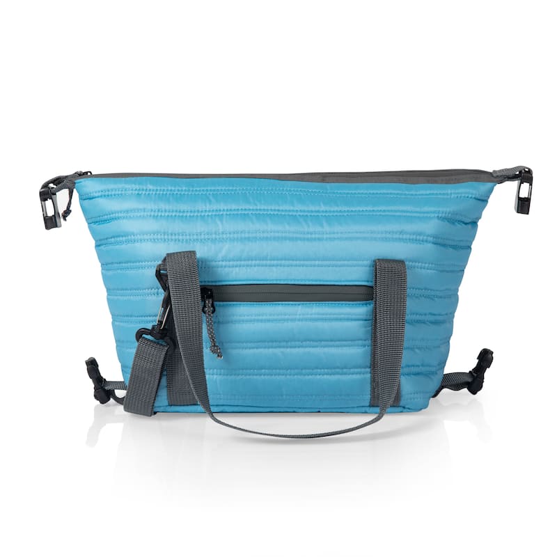 Oniva Midday Quilted Washable Insulated Lunch Bag, (Sky Blue) - Blue