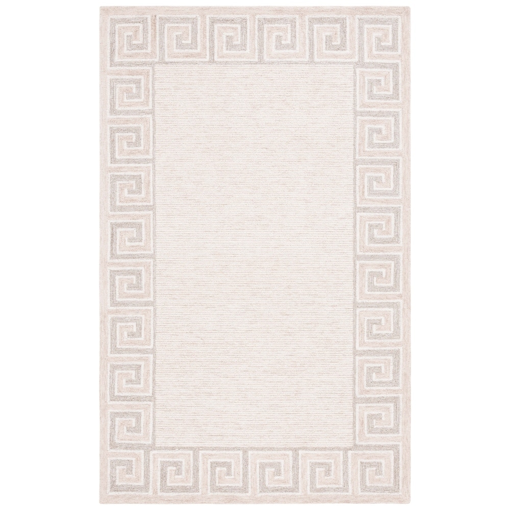 SAFAVIEH Handmade Ebony Ervehe Contemporary Wool Rug