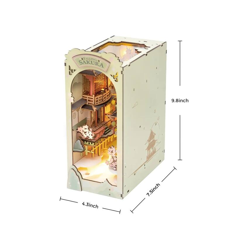 DIY 3D Book Nook Kit - Falling Sakura 340pcs