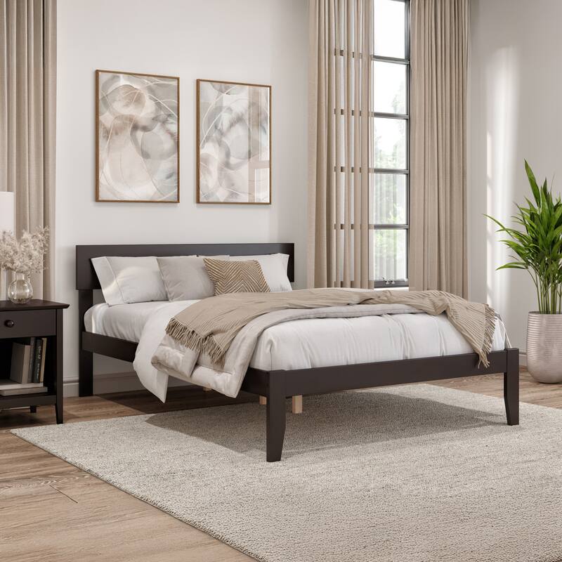 Boston Platform Bed - Espresso - Full