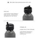 preview thumbnail 4 of 53, JoyJolt Vacuum Insulated Stainless Steel Water Bottle with Flip Lid & Sport Straw Lid - 32 oz
