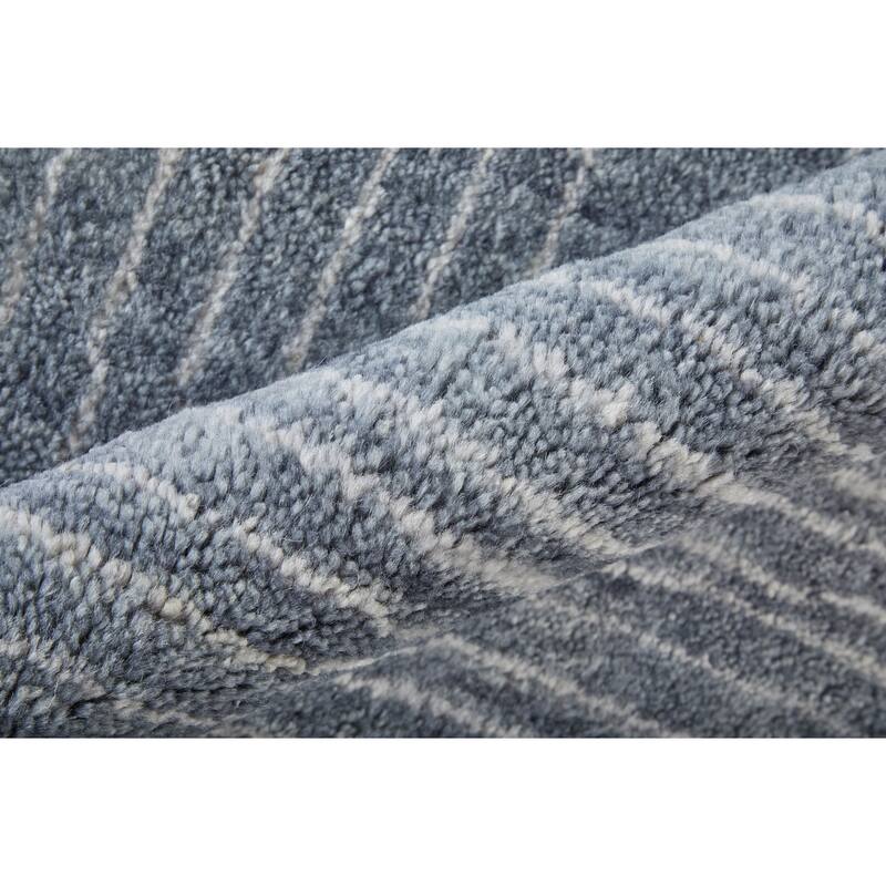 Grand Bazaar Fitzroy Hand Knotted Abstract Modern Area Rug