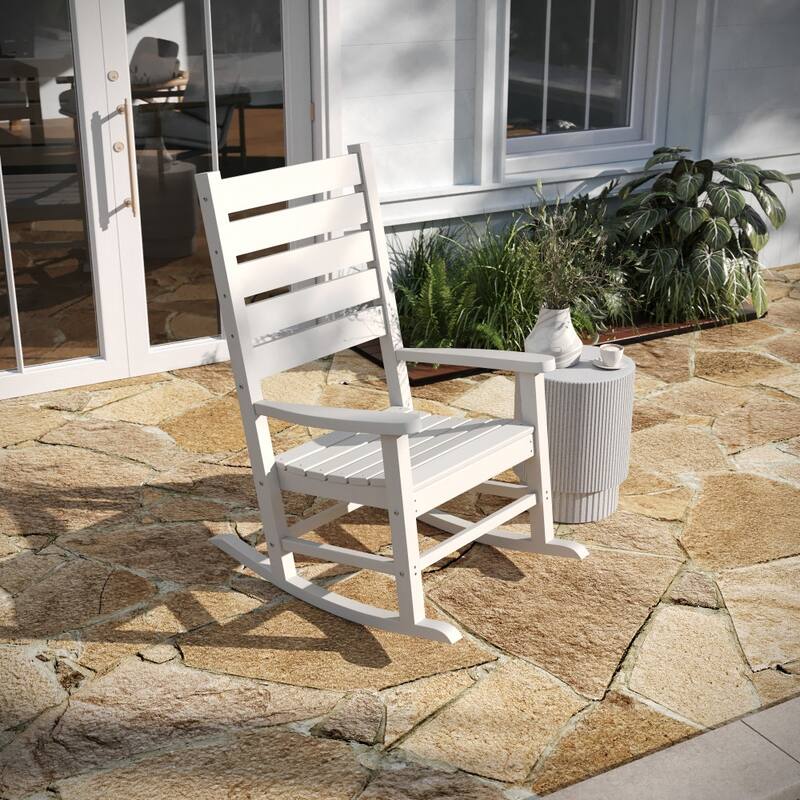 Set of 2 Classic Outdoor All-Weather Rocking Chairs