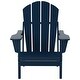 preview thumbnail 63 of 129, POLYTRENDS Laguna All Weather Poly Outdoor Adirondack Chair - Foldable (Set of 2)