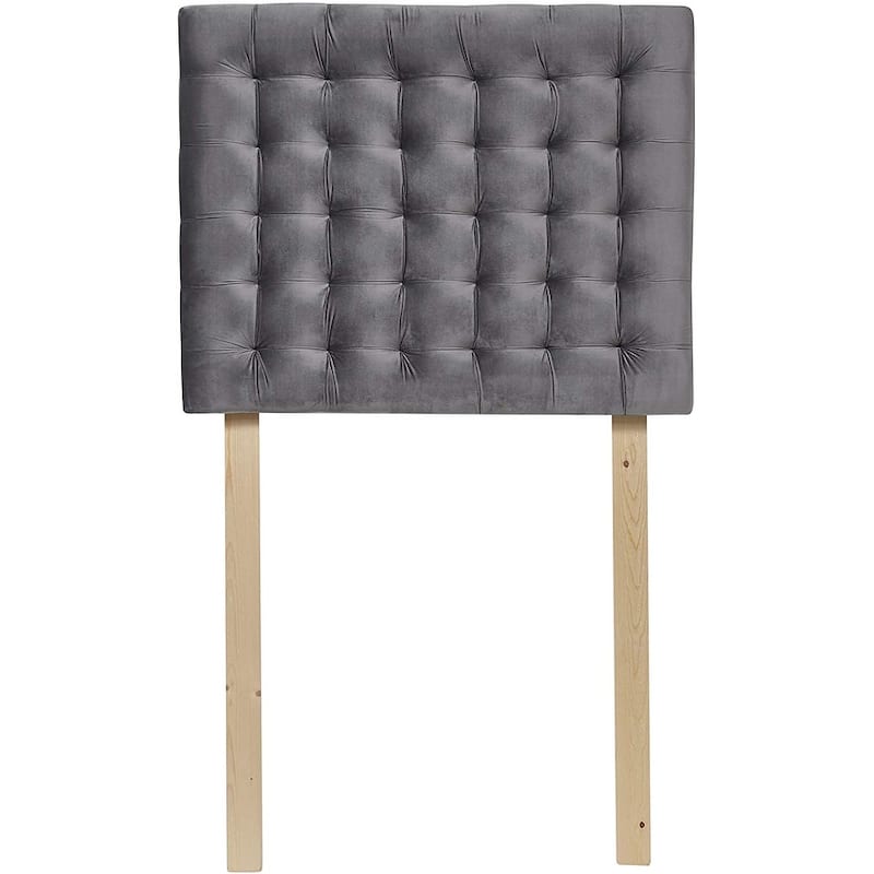 Mo' Tufted College Headboard with Legs - Plush Velvet